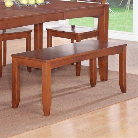 Latestluxury LY-WB-ESP Lynfield Dining Bench with Wood Seat - Espresso LA19387
